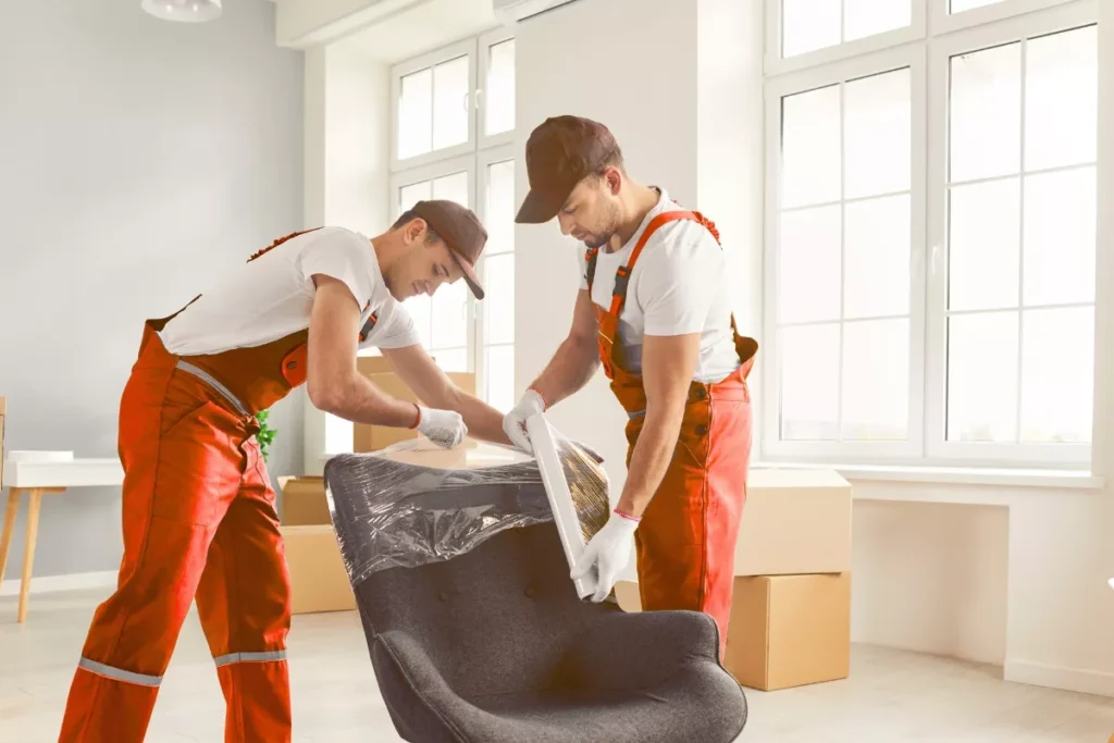 Villa movers in Dubai transporting household items safely